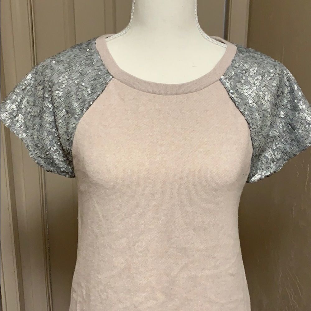 Victoria Secret Two Tone with sequins Tunic Sz S - Picture 3 of 11